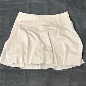 ATHLETA SKIRT, white tennis skirt